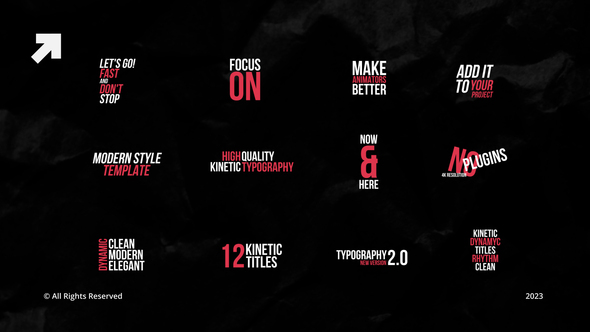 VideoHive Kinetic Typography 2.0 | DR
