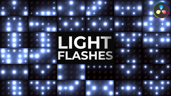 VideoHive Light Flashes for DaVinci Resolve