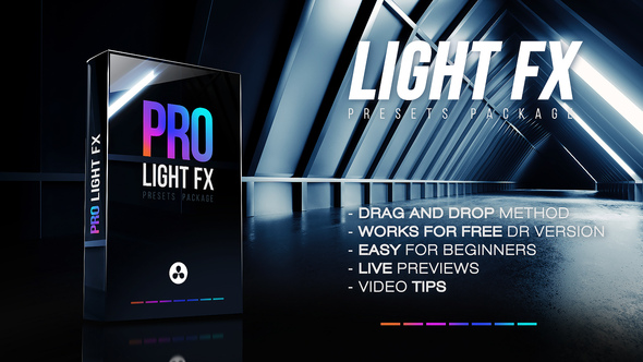 VideoHive Light FX & Transitions for DaVinci Resolve