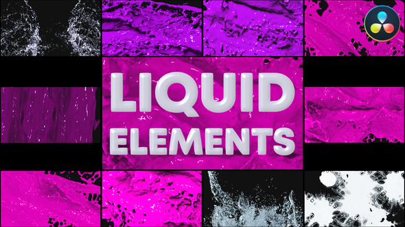 VideoHive Liquid Elements for DaVinci Resolve