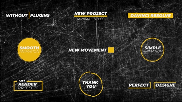 VideoHive Minimal Titles Davinci Resolve 02