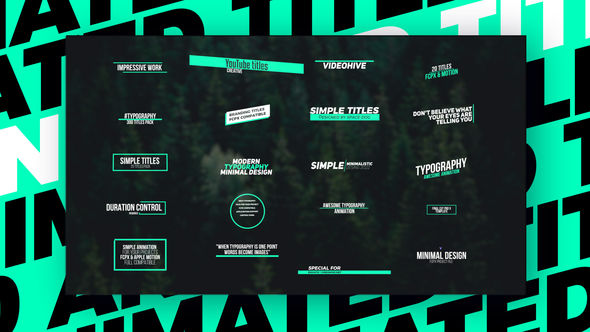 VideoHive Modern Animated Text (FCPX)