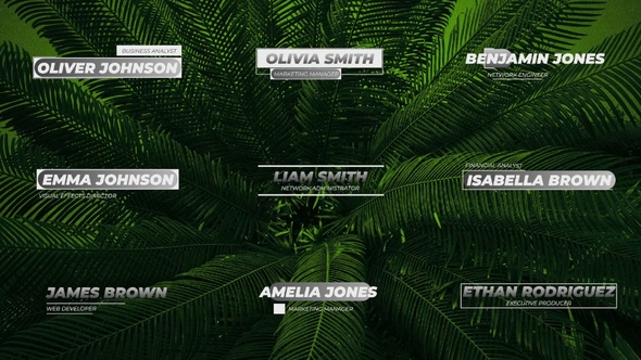 VideoHive Modern Lower Thirds DaVinci Resolve Template