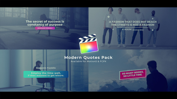VideoHive Modern Quotes | FCPX