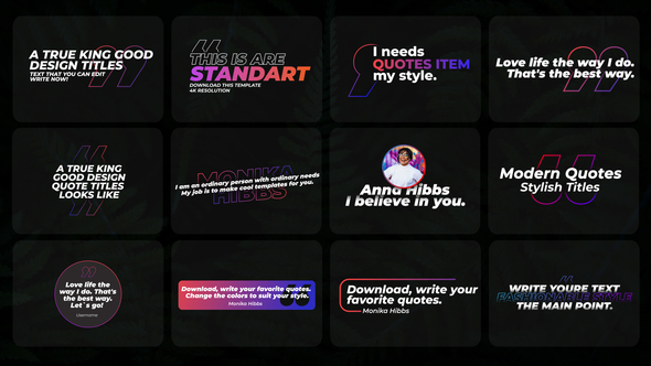 VideoHive Modern Quotes Titles | FCPX