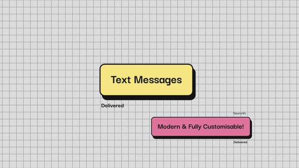 VideoHive Modern Text Messages