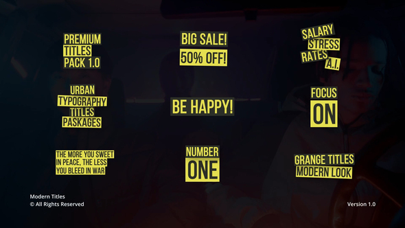 VideoHive Modern Titles | FCP