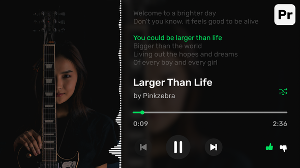 VideoHive Music Players with Lyric and Visualizer Vol.2