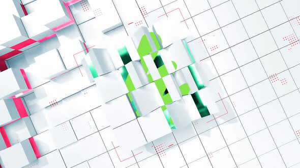 VideoHive Neat Cubes Logo