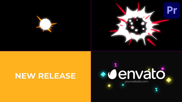 VideoHive Neon Shapes Logo for Premiere Pro