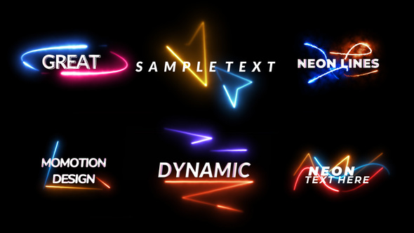 VideoHive Neon Text Animation
