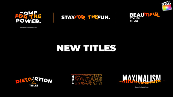 VideoHive New Titles