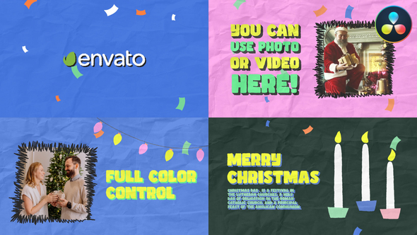 VideoHive New Year Greeting Cards for DaVinci Resolve
