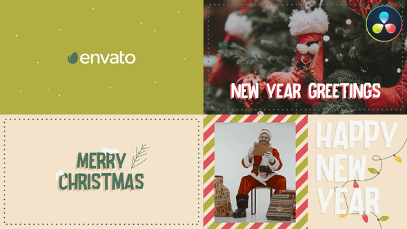 VideoHive New Year Greetings | DaVinci Resolve