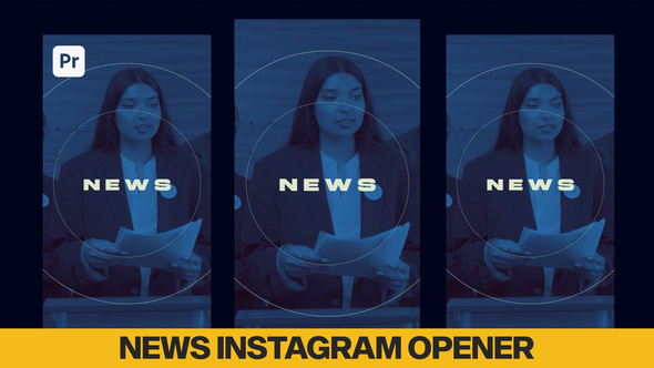 VideoHive News Instagram Opener | MOGRT