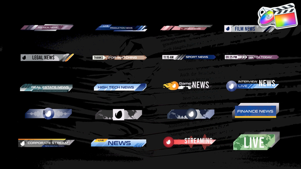 VideoHive News Titles for FCPX