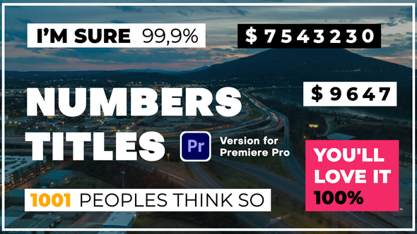 VideoHive Numbers Titles