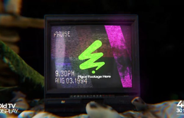 Videohive Old TV Mockup Opener Premiere