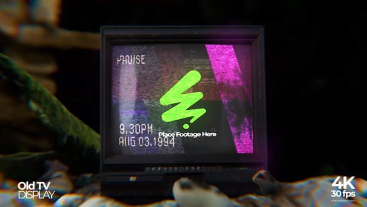 Videohive Old TV Mockup Opener Premiere