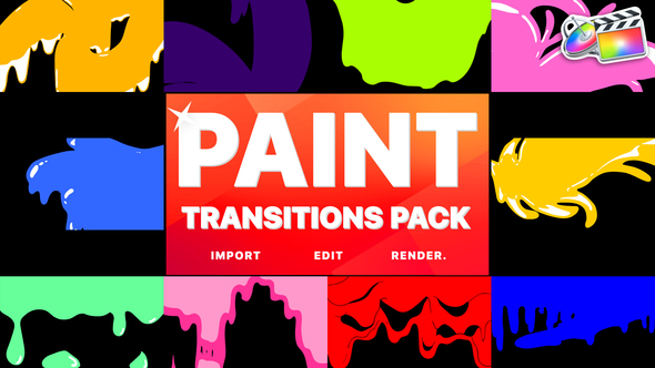 VideoHive Paint Transitions | FCPX