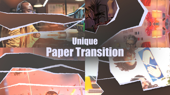 VideoHive Paper Transitions MOGRT