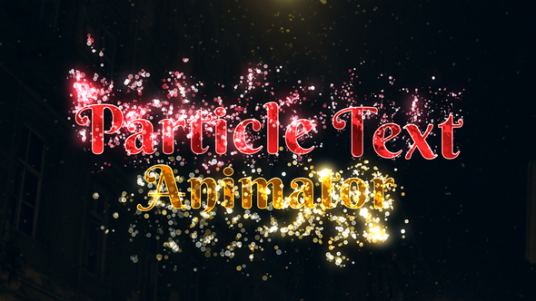 VideoHive Particle Text Animator