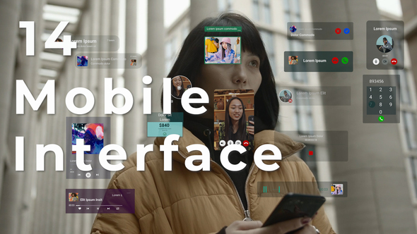 VideoHive Phone Interface Messages