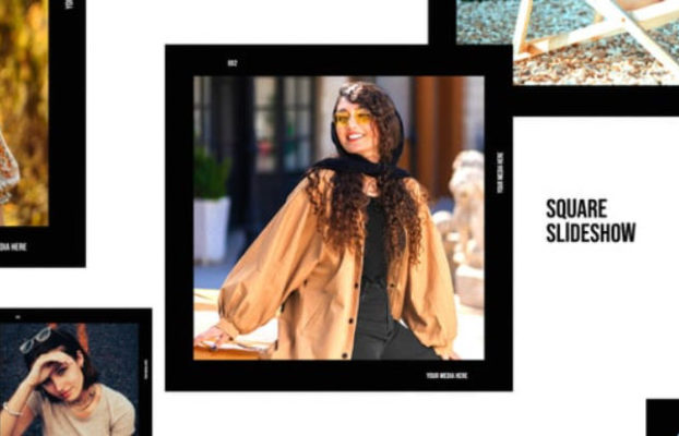 Videohive Photo Slideshow – Square Slideshow