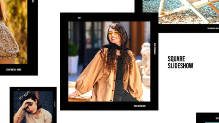 Videohive Photo Slideshow – Square Slideshow