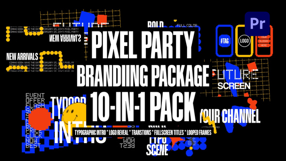 VideoHive Pixel Party: New Branding Package
