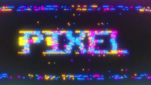 VideoHive Pixel Title
