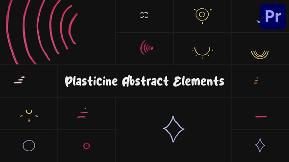 VideoHive Plasticine Abstract Elements | Premiere Pro MOGRT