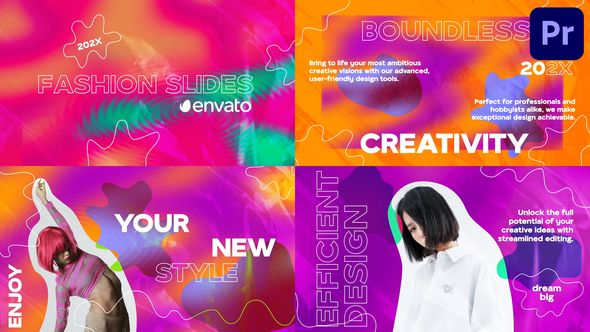 VideoHive Psychedelic Fashion Scenes for Premiere Pro