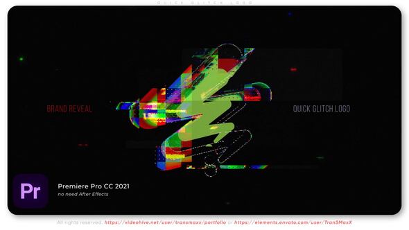 VideoHive Quick Glitch Logo