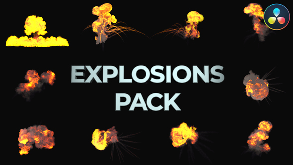 VideoHive Realistic Explosions Pack for DaVinci Resolve