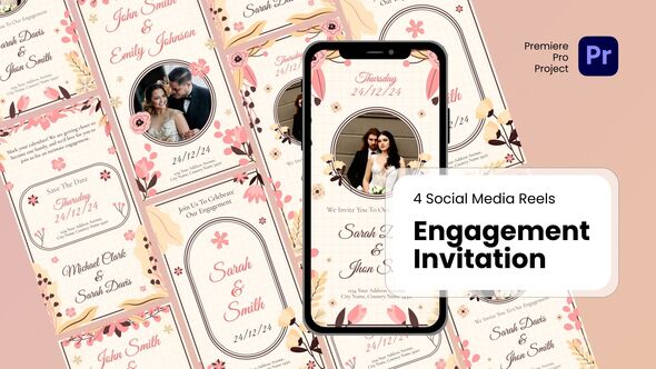 VideoHive Reels – Engagement Invitation Premiere Pro Templates