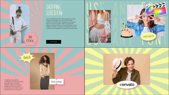 VideoHive Retro Shopping Slideshow for FCPX
