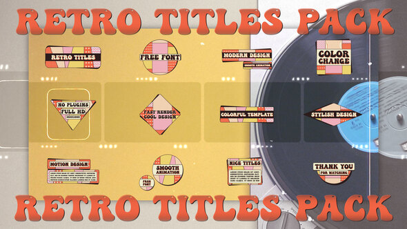 VideoHive Retro Titles Pack