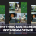 VideoHive Rhythmic Multiscreen Opener Instagram MOGRT for Premier Pro 54289124
