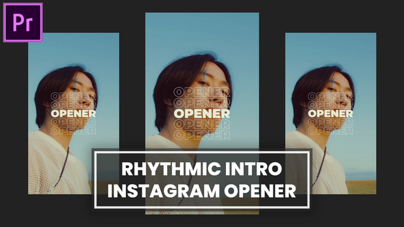 VideoHive Rhythmic Opener Instagram MOGRT for Premier Pro