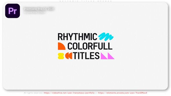 VideoHive Rhythmic Titles Opener