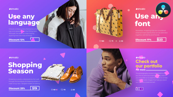 VideoHive Shopping Season for DaVinci Resolve