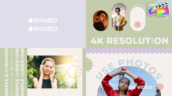 VideoHive Simple Colorful Slideshow for FCPX