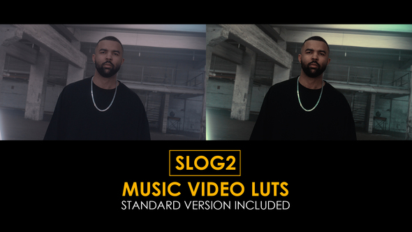 VideoHive Slog2 Music Video and Standard LUTs