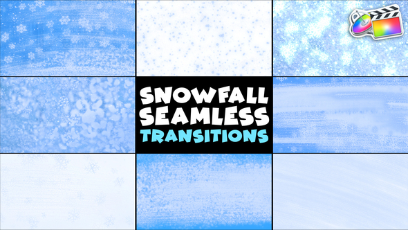 VideoHive Snowfall Seamless Transitions | FCPX