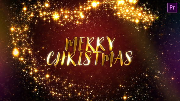 VideoHive Sparkles Particles and Creative Christmas Opener