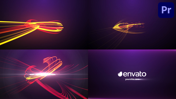 VideoHive Speed Lines Logo for Premiere Pro