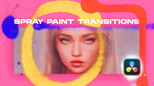 VideoHive Spray Paint Transitions Vol. 1 for DaVinci Resolve
