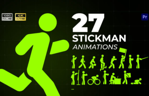 Videohive Stickman Motion Pack | MOGRT