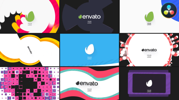 VideoHive Stylish Logo Transitions for DaVinci Resolve